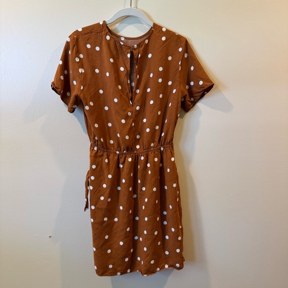 & Other Stories Tie Front Mini dress - Picture 4 of 6